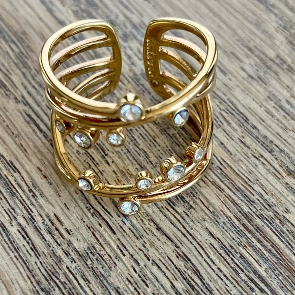 Stella & Dot Celestial Sparkle Ring - Gold - Picture 5 of 7